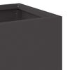 vidaXL Raised Garden Planter Black 60 x 26 x 45 cm Steel