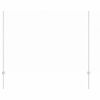 vidaXL Hexagonal Fence with Post 25 x 1.5 m Galvanised Steel Silver