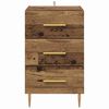 vidaXL Bedside Cabinet Old Wood 40 x 40 x 66 cm Engineered Wood