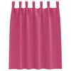 vidaXL Blackout Curtains with Rings 2 pcs Bright Pink 140 x 140 cm