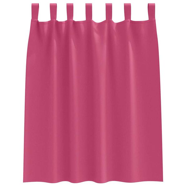 vidaXL Blackout Curtains with Rings 2 pcs Bright Pink 140 x 140 cm