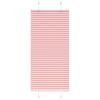 vidaXL Pleated Blind Pink 60x150 cm Fabric Width 59.4 cm Polyester