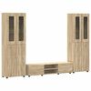 vidaXL TV Cabinet Set FLORIN 3 pcs Sonoma Oak Engineered Wood