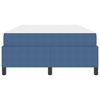 vidaXL Bed Frame with Mattress Blue 120 x 200 cm Fabric