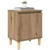 vidaXL Bedside Cabinet Artisan Oak 40 x 30 x 50 cm Engineered Wood