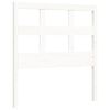 vidaXL Bed Frame without Mattress White Small Single Solid Wood