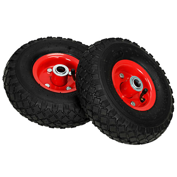 vidaXL Sack Truck Wheels 2 pcs Rubber 3.00-4 (245x82)