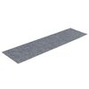 vidaXL Stair Mats Self-adhesive 15 pcs 76x20 cm Light Grey Rectangular