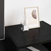 vidaXL TV Cabinet Black Oak 160 x 35 x 55 cm Engineered Wood