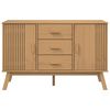 vidaXL Sideboard OLDEN Brown 114x43x73.5cm Solid Wood Pine