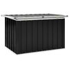 vidaXL Garden Storage Box Anthracite 109x67x65 cm