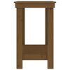 vidaXL Work Bench Honey Brown 110x50x80 cm Solid Wood Pine