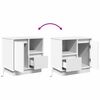 vidaXL Bedside Cabinet 2 pcs White 50 x 34.5 x 50 cm Engineered wood