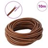 vidaXL Leather Cord Light Brown &Oslash;5 mm x 10 m Leather