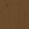 vidaXL Bed Frame without Mattress Honey Brown 200x200 cm Solid Wood