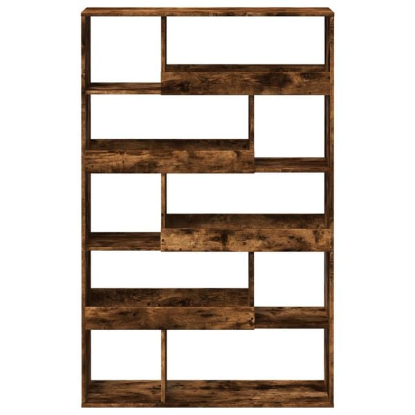 vidaXL Room Divider Smoked Oak100x33x156.5 cm Engineered Wood
