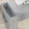vidaXL Coffee Table Concrete Grey 110 x 50 x 41 cm Engineered Wood