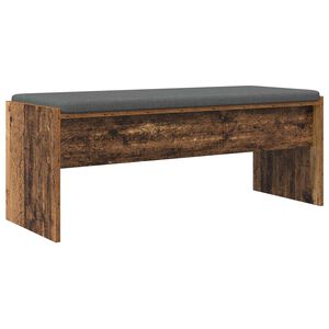 vidaXL Hall Bench with Cushion Old Wood 103 x 38 x 40 cm