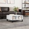 vidaXL Coffee Table White 60x60x30 cm Engineered Wood