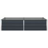 vidaXL Planter Anthracite 195 x 100 x 45 cm Galvanised Steel