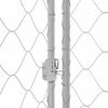 vidaXL Dog Cage with Roof Silver 800 x 200 x 258 cm Steel and PE