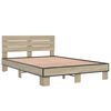 vidaXL Bed Frame without Mattress Sonoma Oak 120x200 cm