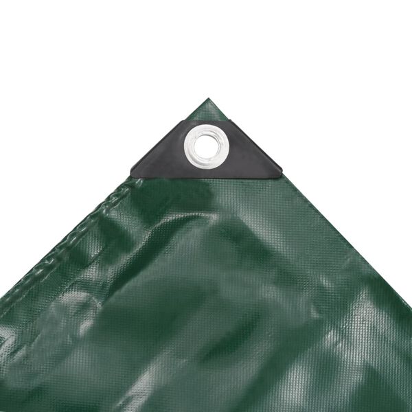 vidaXL Tarpaulin 650 g/m² 4x5 m Green