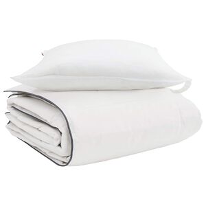 vidaXL Winter Duvet with Pillow 2 pcs White Down Feather