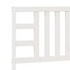 vidaXL Bed Headboard White 96x4x100 cm Solid Wood Pine