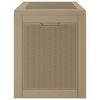 vidaXL Garden Storage Box Light Brown 55.5x43x53 cm Polypropylene