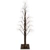 vidaXL Starburst Christmas Tree Brown 120 cm Plastic 240 LEDs