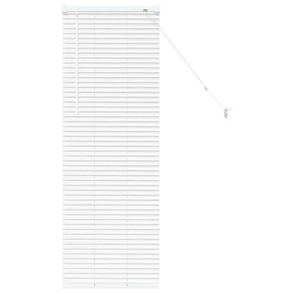 vidaXL Venetian Blinds Height Adjustable White 130 x 50 cm Aluminium