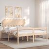 vidaXL Senior Bed without Mattress 160x200 cm Solid Wood