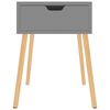 vidaXL Bedside Cabinet Grey 40x40x56 cm Engineered Wood
