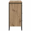 vidaXL Chest of Drawers with Drawer Artisan oak 91 x 35.5 x 74.5 cm