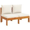 vidaXL 9 Piece Garden Sofa Set with Cushions Solid Wood Acacia