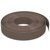 vidaXL Garden Edgings 4 pcs Brown 10 m 10 cm Polyethylene