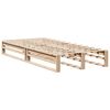 vidaXL Bed Frame without Mattress 75x190 cm Small Single Solid Wood Pine