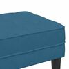 vidaXL Bench Blue 113 x 57 x 39 cm Velvet
