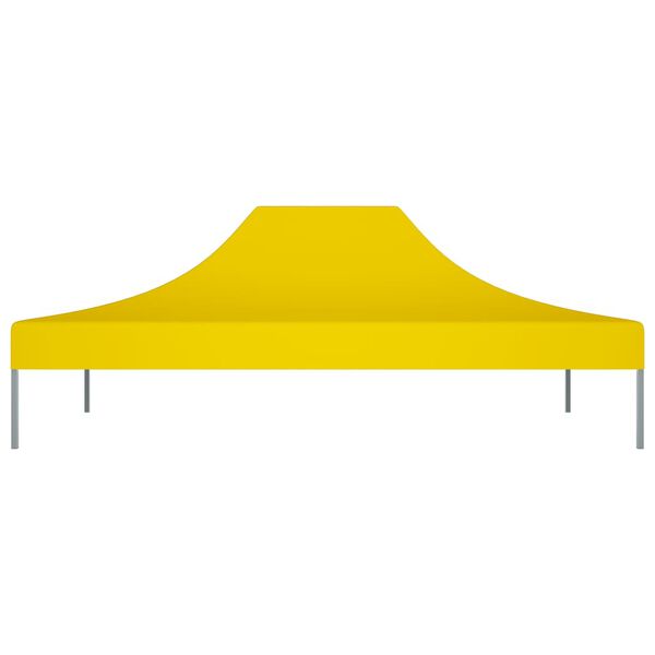 vidaXL Party Tent Roof 4.5x3 m Yellow 270 g/m&sup2;