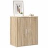 vidaXL Shoe Cabinet Sonoma Oak 60x35x70 cm Engineered Wood