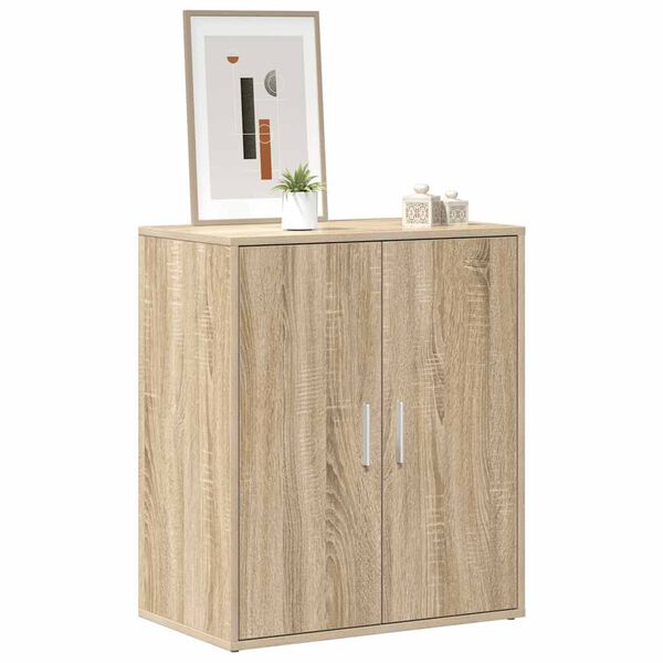 vidaXL Shoe Cabinet Sonoma Oak 60x35x70 cm Engineered Wood