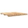 vidaXL Decking Tile 6 pcs Brown 50 x 50 cm Brown Impregnated Pinewood