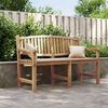 vidaXL Garden Bench 149.5x60x90 cm Solid Teak Wood