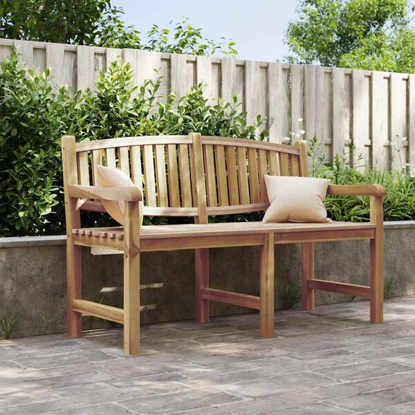 vidaXL Garden Bench 149.5x60x90 cm Solid Teak Wood