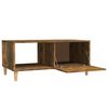 vidaXL Coffee Table Smoked Oak 89,5x50x40 cm Engineered Wood
