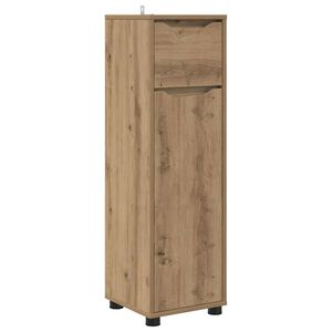 vidaXL Bathroom Cabinet Artisan Oak 30.5 x 30 x 101 cm Engineered Wood