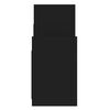 vidaXL Side Cabinet Black 60x26x60 cm Engineered Wood
