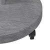 vidaXL Parasol Base Dark Grey Wood look 48 x 48 x 32 cm
