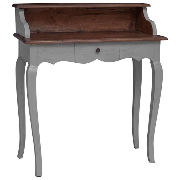 vidaXL Writing Desk Solid Mahogany Wood 80x40x92 cm